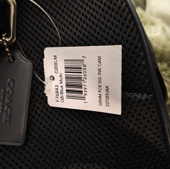 Coach Men Graham Camo Sling Pack - Blue Pack Brand anew - Picture 4 of 4